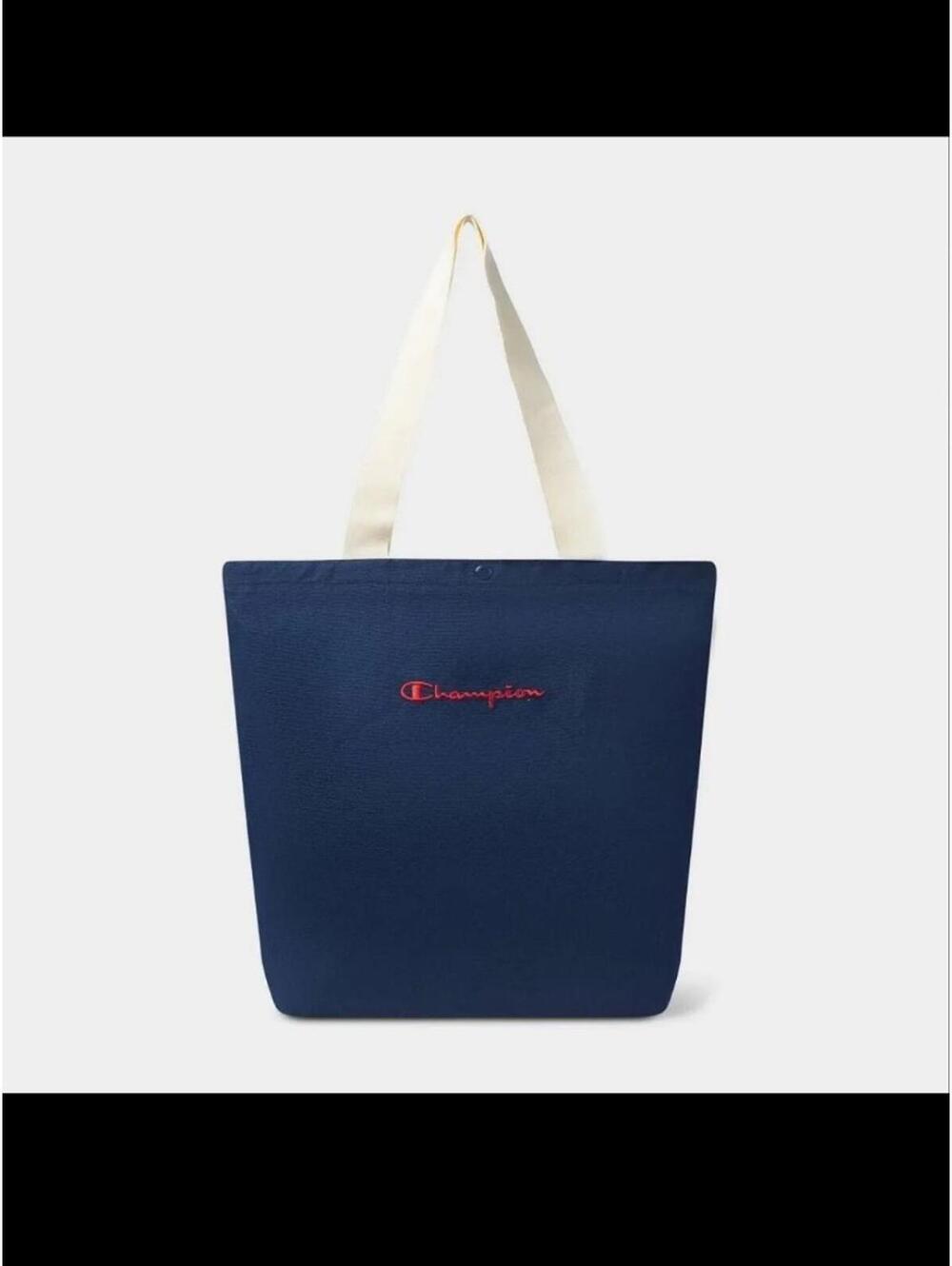 Champion Blue Tote Bag with Cream Handle - BNWT